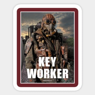 SALVAGED Ware - KEY WORKER Sticker